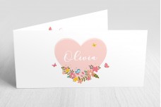 Hart met bloemetjes